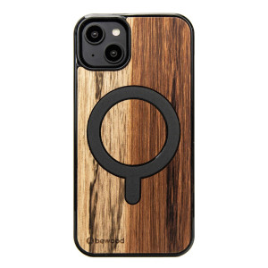 Drewniane Etui Bewood do iPhone 15 Plus MANGO z MagSafe