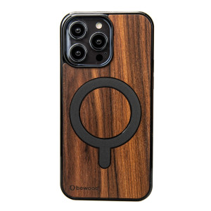 Drewniane Etui Bewood do iPhone 15 Pro Max PALISANDER SANTOS z MagSafe