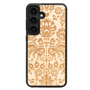 Drewniane Etui Bewood do Samsung Galaxy S25 POLSKI FOLK ANIEGRE