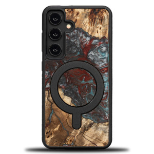 Etui Bewood Unique do Samsung Galaxy S25 - Planets - Pluton z MagSafe
