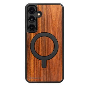 Drewniane Etui Bewood do Samsung Galaxy S25 Plus PALISANDER SANTOS z MagSafe