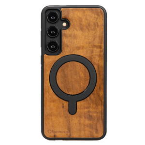 Drewniane Etui Bewood do Samsung Galaxy S25 Plus IMBUIA z MagSafe