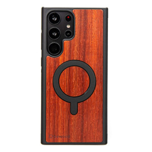 Drewniane Etui Bewood do Samsung Galaxy S25 Ultra PADOUK z MagSafe