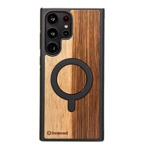 Drewniane Etui Bewood do Samsung Galaxy S25 Ultra MANGO z MagSafe