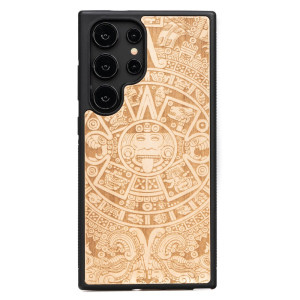 Drewniane Etui Bewood do Samsung Galaxy S25 Ultra KALENDARZ AZTECKI ANIEGRE