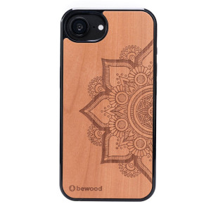 Drewniane Etui Bewood do iPhone 17e / 16e MANDALA JABŁOŃ