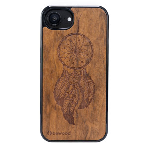 Drewniane Etui Bewood do iPhone 17e / 16e ŁAPACZ SNÓW IMBUIA
