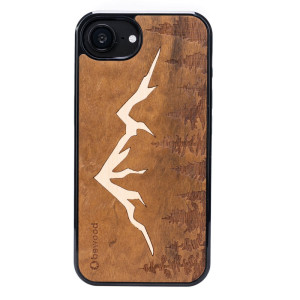 Drewniane Etui Bewood do iPhone 17e / 16e GÓRY IMBUIA