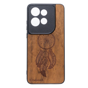 Drewniane Etui Bewood do Motorola Edge 50 Neo / 60 Neo ŁAPACZ SNÓW IMBUIA