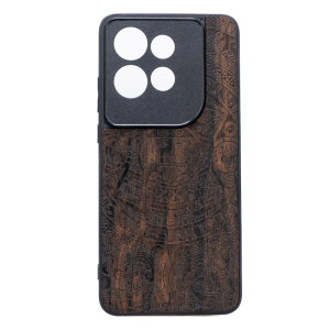 Drewniane Etui Bewood do Motorola Edge 50 Neo / 60 Neo KALENDARZ AZTECKI ZIRICOTE