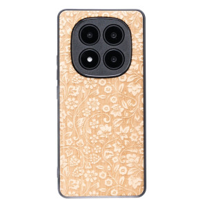 Drewniane Etui Bewood do Xiaomi Redmi Note 14 Pro Plus 5G KWIATY POLNE ANIEGRE