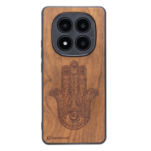 Drewniane Etui Bewood do Xiaomi Redmi Note 14 Pro Plus 5G HAMSA IMBUIA