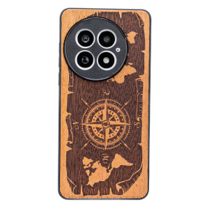 Drewniane Etui Bewood do OnePlus 13 RóżA WIATRÓW MERBAU