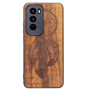Drewniane Etui Bewood do Oppo Reno 12 Pro 5G ŁAPACZ SNÓW IMBUIA