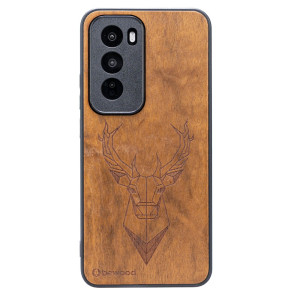 Drewniane Etui Bewood do Oppo Reno 12 Pro 5G JELEŃ IMBUIA
