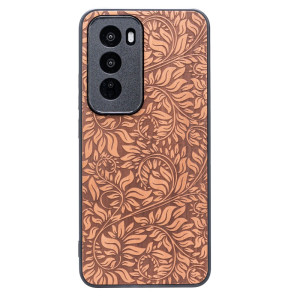 Drewniane Etui Bewood do Oppo Reno 12 5G  LIŚCIE JABŁOŃ