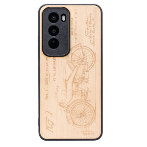 Drewniane Etui Bewood do Oppo Reno 12 5G  HARLEY PATENT ANIEGRE