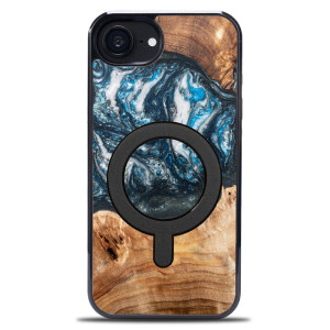 Etui Bewood Unique do iPhone 17e / 16e - Planets - Ziemia z MagSafe