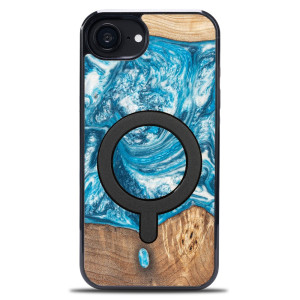 Etui Bewood Unique do iPhone 17e / 16e - Planets - Uran z MagSafe