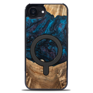 Etui Bewood Unique do iPhone 17e / 16e - Planets - Neptun z MagSafe