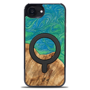 Etui Bewood Unique do iPhone 17e / 16e - Neons - Tokyo z MagSafe