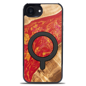 Etui Bewood Unique do iPhone 17e / 16e - Neons - Paris z MagSafe