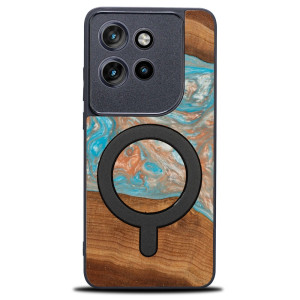 Etui Bewood Unique do Motorola Edge 50 Neo / 60 Neo - Planets - Saturn z MagSafe