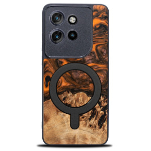 Etui Bewood Unique do Motorola Edge 50 Neo / 60 Neo - Orange z MagSafe