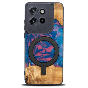 Etui Bewood Unique do Motorola Edge 50 Neo / 60 Neo - Neons - Vegas z MagSafe