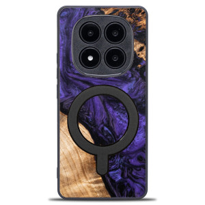 Etui Bewood Unique do Xiaomi Redmi Note 14 Pro 5G - Violet z MagSafe