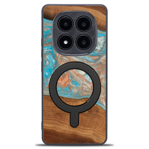 Etui Bewood Unique do Xiaomi Redmi Note 14 Pro Plus 5G - Planets - Saturn z MagSafe