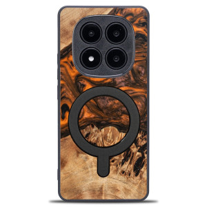 Etui Bewood Unique do Xiaomi Redmi Note 14 Pro Plus 5G - Orange z MagSafe