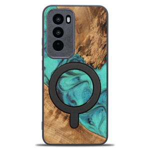 Etui Bewood Unique do Oppo Reno 12 Pro 5G - Turquoise z MagSafe