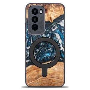 Etui Bewood Unique do Oppo Reno 12 5G  - Planets - Ziemia z MagSafe