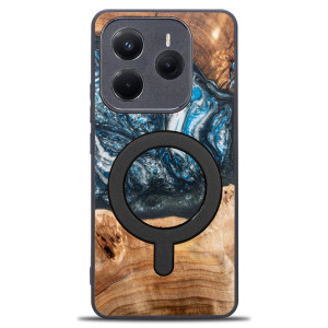 Etui Bewood Unique do Xiaomi Redmi Note 14 5G - Planets - Ziemia z MagSafe