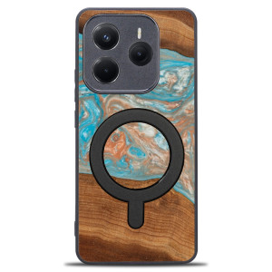 Etui Bewood Unique do Xiaomi Redmi Note 14 5G - Planets - Saturn z MagSafe