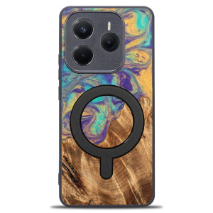 Etui Bewood Unique do Xiaomi Redmi Note 14 5G - Planets - Merkury z MagSafe