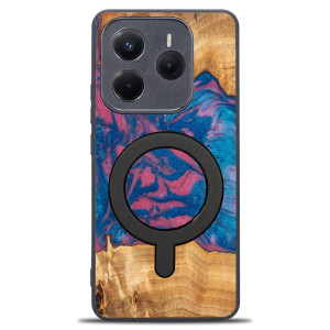 Etui Bewood Unique do Xiaomi Redmi Note 14 5G - Neons - Vegas z MagSafe