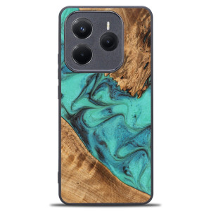 Etui Bewood Unique do Xiaomi Redmi Note 14 5G - Turquoise