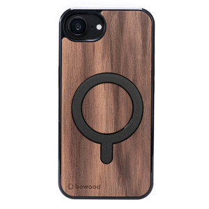 Drewniane Etui Bewood do iPhone 17e / 16e ORZECH AMERYKAŃSKI z MagSafe