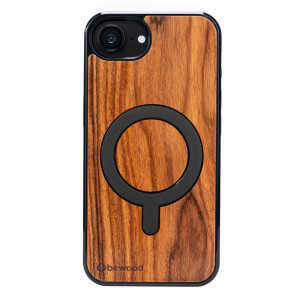 Drewniane Etui Bewood do iPhone 17e / 16e PALISANDER SANTOS z MagSafe