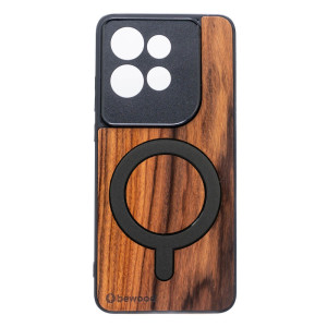 Drewniane Etui Bewood do Motorola Edge 50 Neo / 60 Neo PALISANDER SANTOS z MagSafe