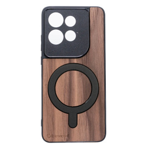 Drewniane Etui Bewood do Motorola Edge 50 Neo / 60 Neo ORZECH AMERYKAŃSKI z MagSafe