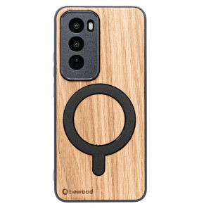 Drewniane Etui Bewood do Oppo Reno 12 Pro 5G DĄB z MagSafe