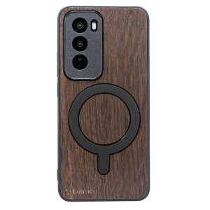 Drewniane Etui Bewood do Oppo Reno 12 5G  DĄB WĘDZONY z MagSafe