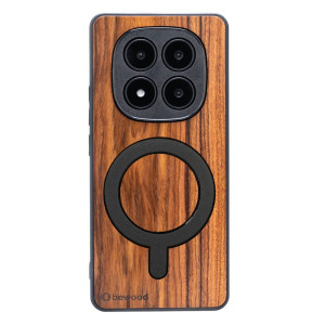 Drewniane Etui Bewood do Xiaomi Redmi Note 14 Pro Plus 5G PALISANDER SANTOS z MagSafe