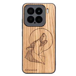 Drewniane Etui Bewood do Xiaomi 15  WILK DĄB