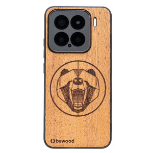 Drewniane Etui Bewood do Xiaomi 15  NIEDŹWIEDŹ MERBAU