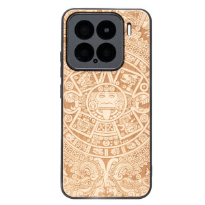 Drewniane Etui Bewood do Xiaomi 15  KALENDARZ AZTECKI ANIEGRE