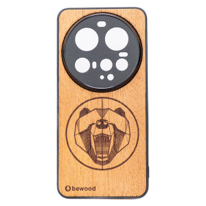 Drewniane Etui Bewood do Xiaomi 15 Ultra NIEDŹWIEDŹ MERBAU